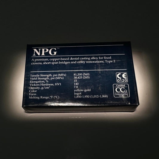 Metal npg alineacion no preciosa tipo II 1oz