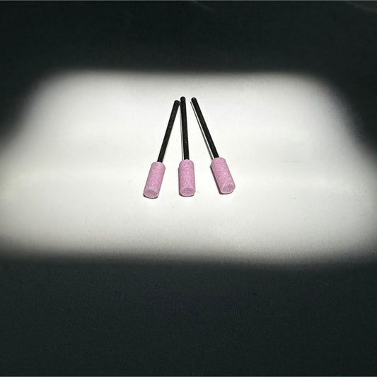 Piedra montada rosa cilindro p-08