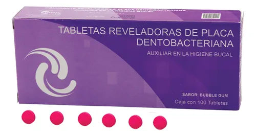 Tableta reveladora viarden con 100 c sabor