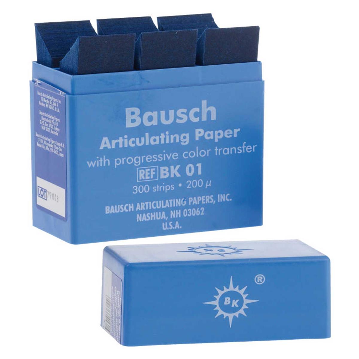 Papel para articular 200 tiras bausch c 300