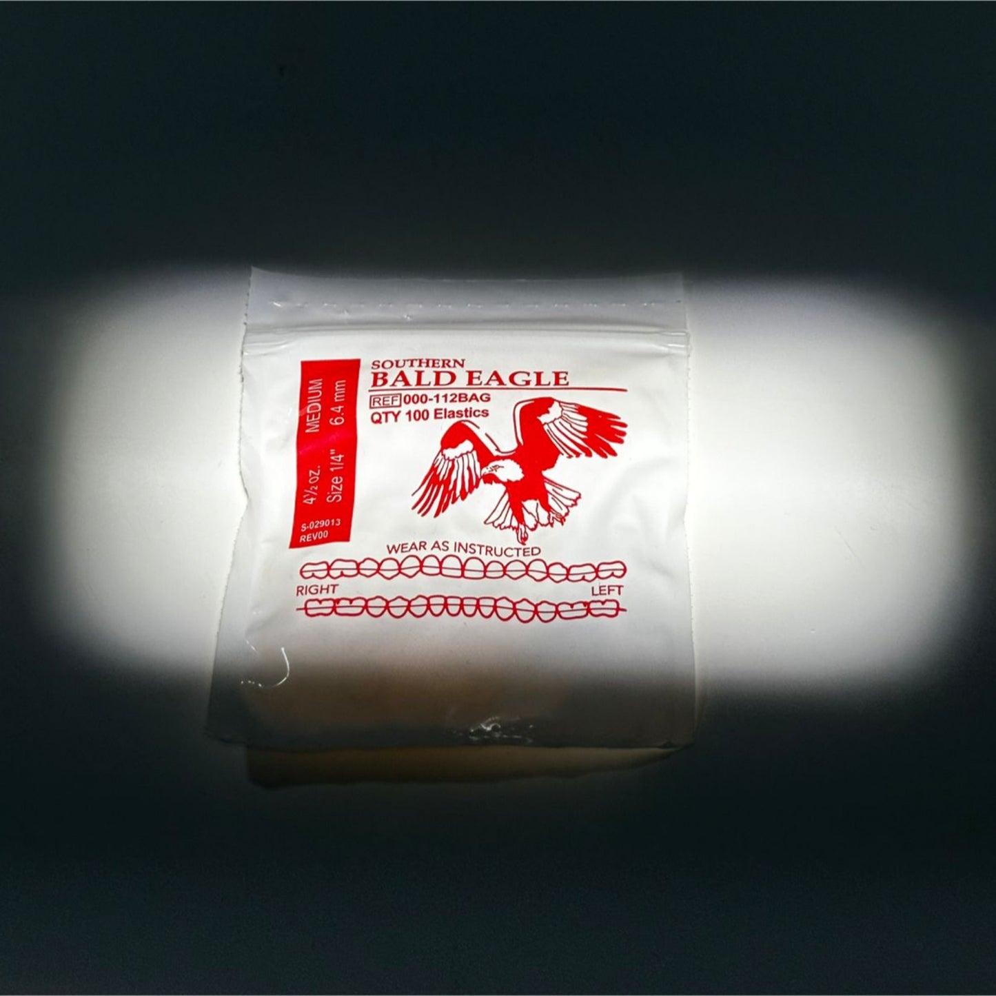 Ligas intraorales 4.5oz 1/4 aguila AO