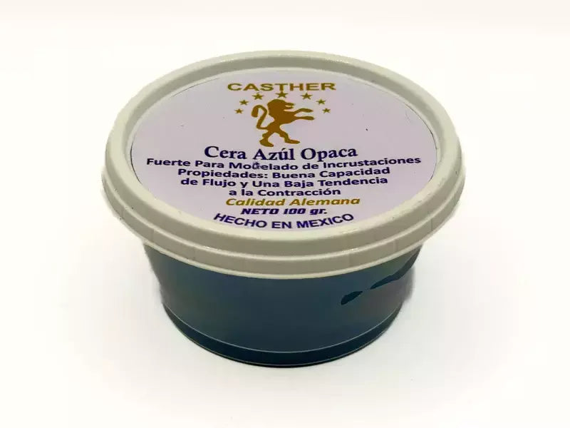 Cera para modelar azul opaca