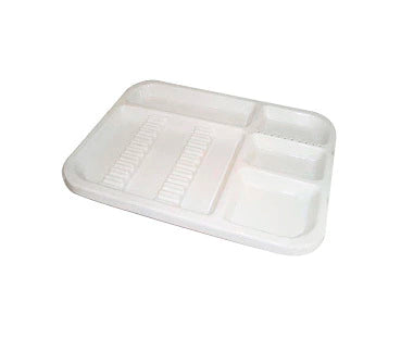 Charola de plastico anclada
