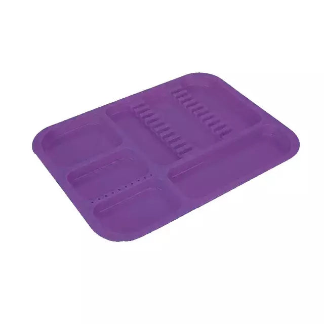 Charola de plastico anclada