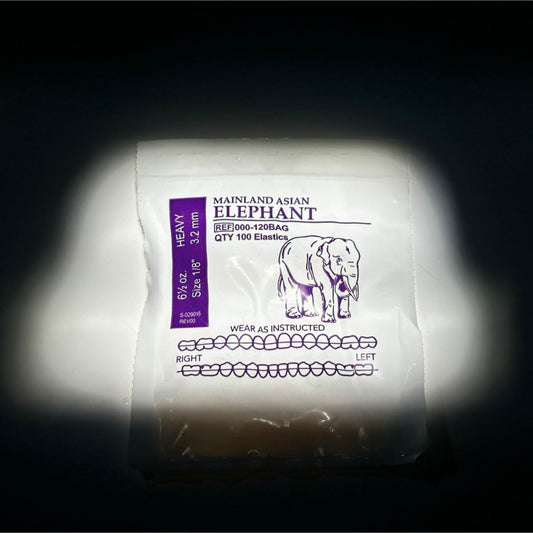 Ligas intraorales 6.5oz 1/8 elefante AO