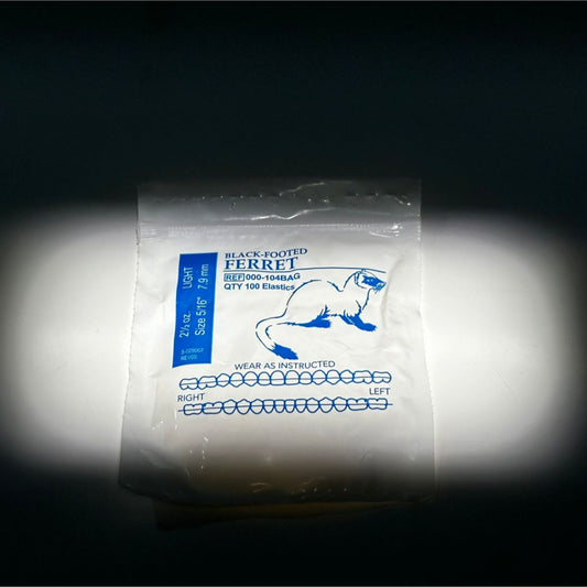 Ligas intraorales 2.5oz 5/16 ferret AO