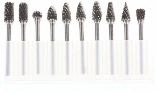 Kit de fresas de carburo 0,32 Cm 10PCS.