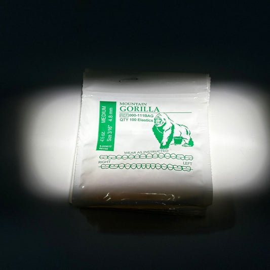 Ligas intraorales 4.5oz 3/16 gorila AO