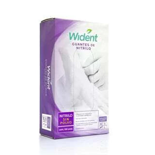 Guantes de nitrilo sin polvo wident