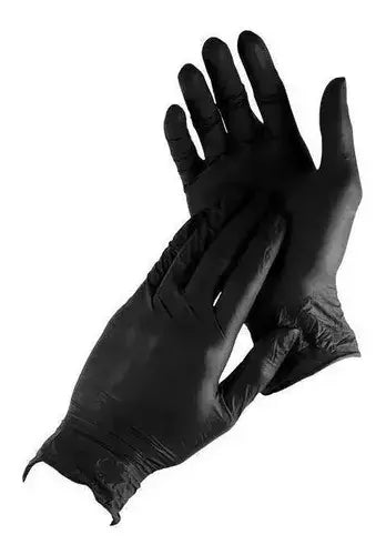 Guantes negros de nitrilo anelsam
