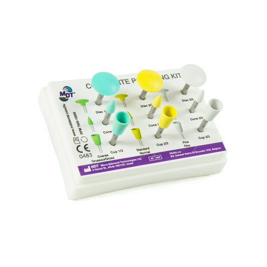 Kit de fresas para pulido de resina c 9mdt