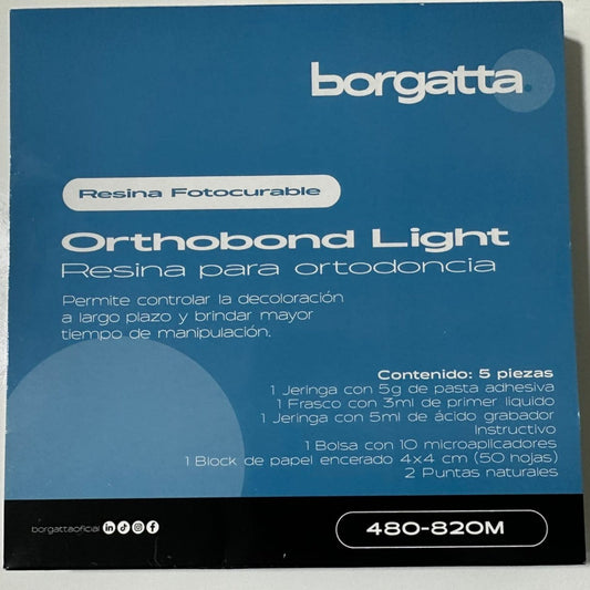 Kit orthobond resina p brackets Borgatta