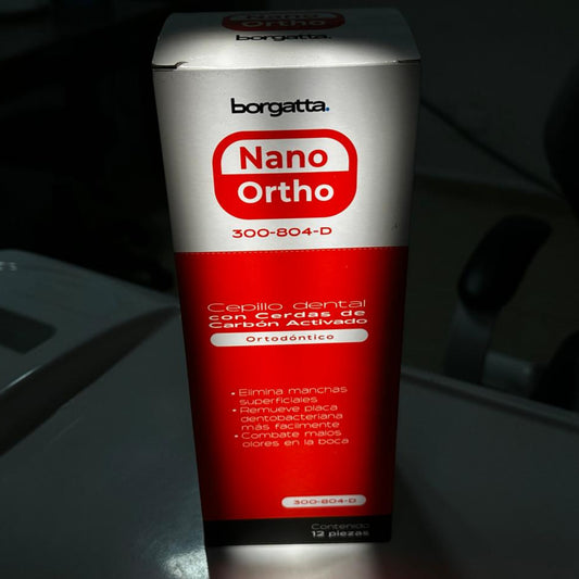 Cepillo dental ortodontico nano orto caja c 12