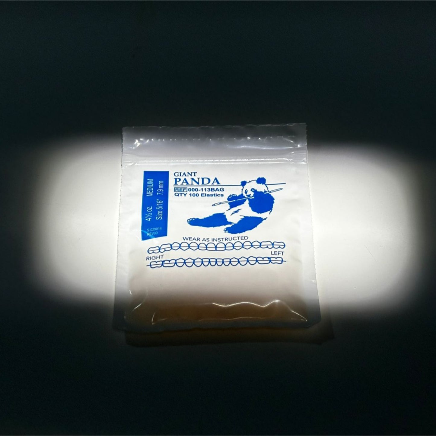 Ligas intraorales 4.5oz 5/16 panda AO