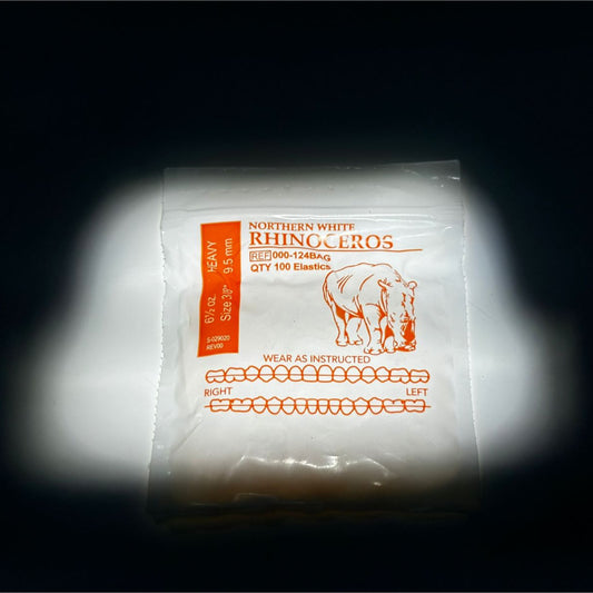 Ligas intraorales 6.5oz 3/8 rinoceronte AO