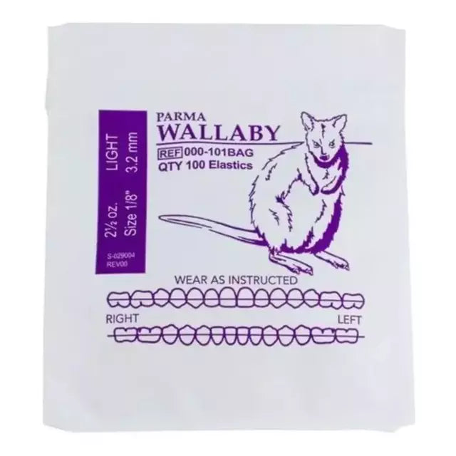 Ligas intraorales wallaby 2 1/2 oz.