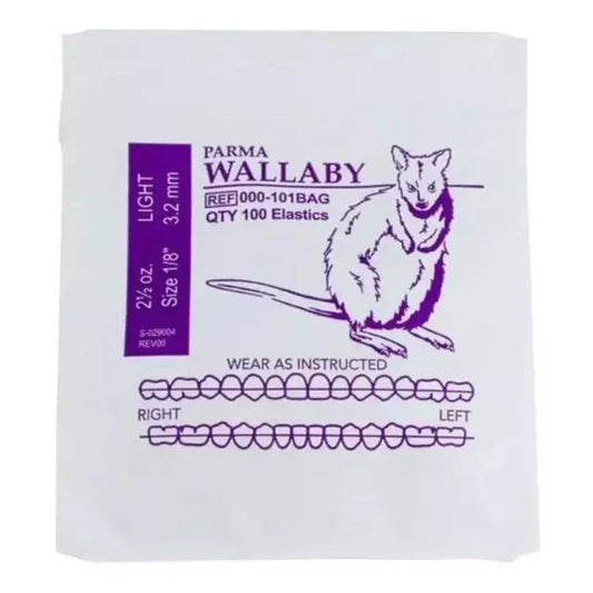 Ligas intraorales wallaby 2 1/2 oz.