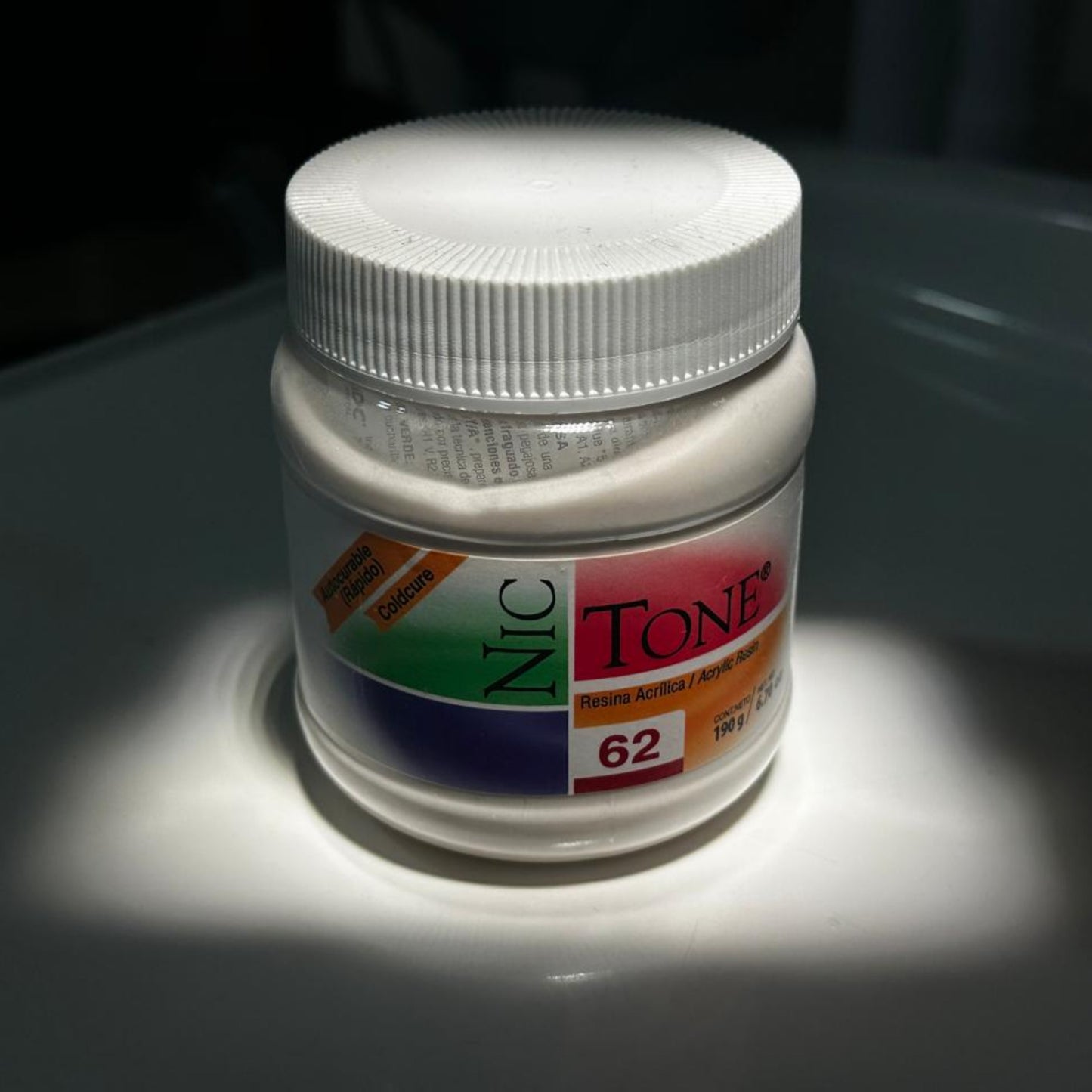 Acrilico autocurable rapido nictone 190g