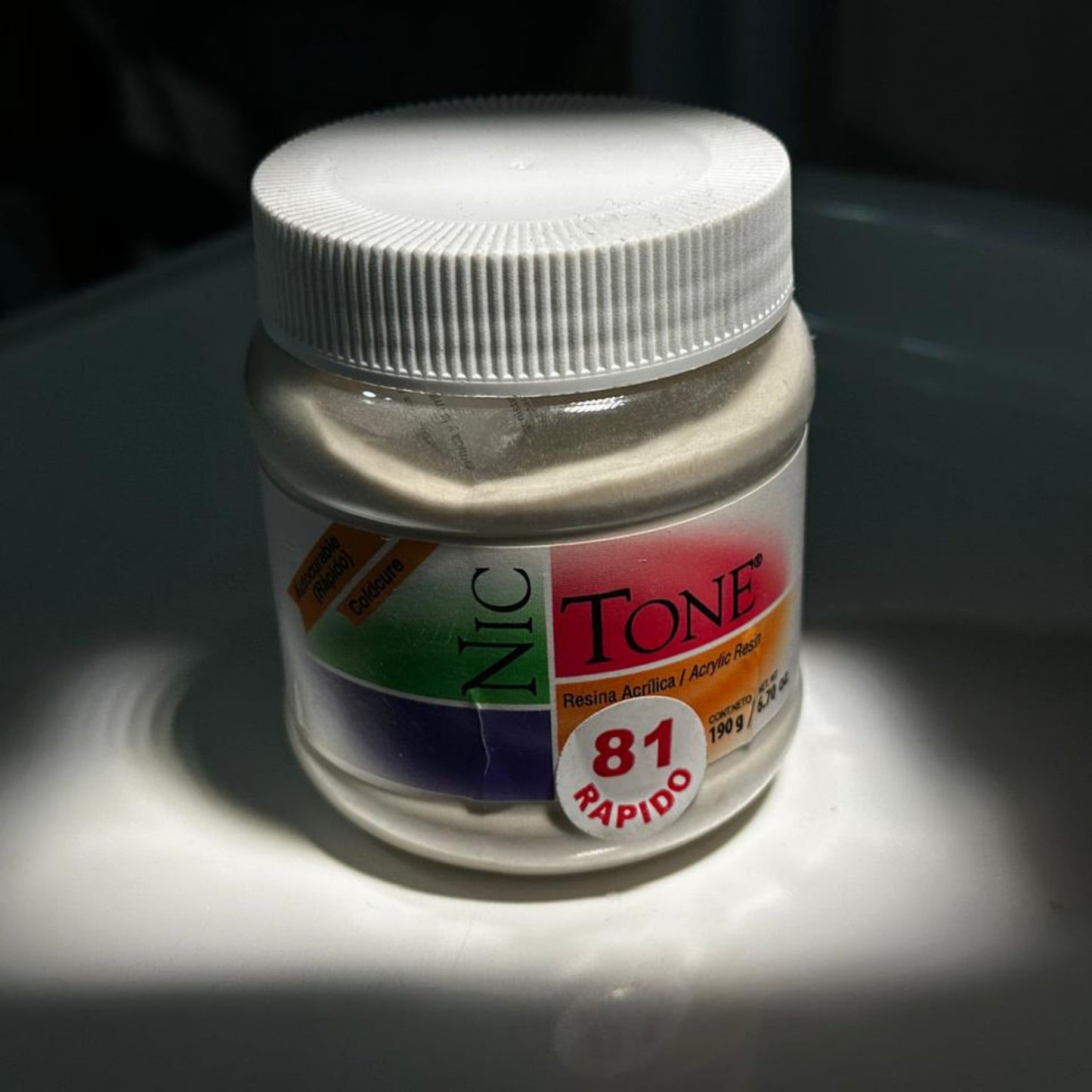Acrilico autocurable rapido nictone 190g