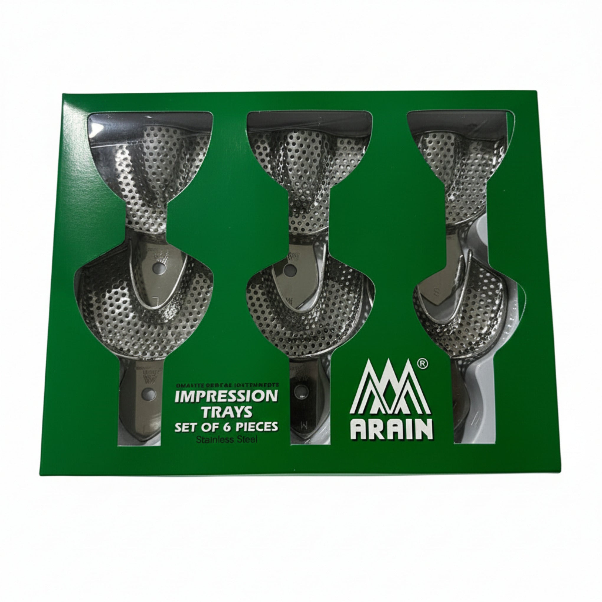 Juego cucharillas c6 perforadas adulto arain