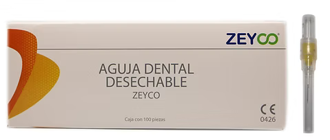 aguja desechable individual zeyco