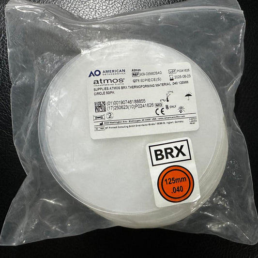 Acetato alineadores redondo .125mm .040pk american orthodontic