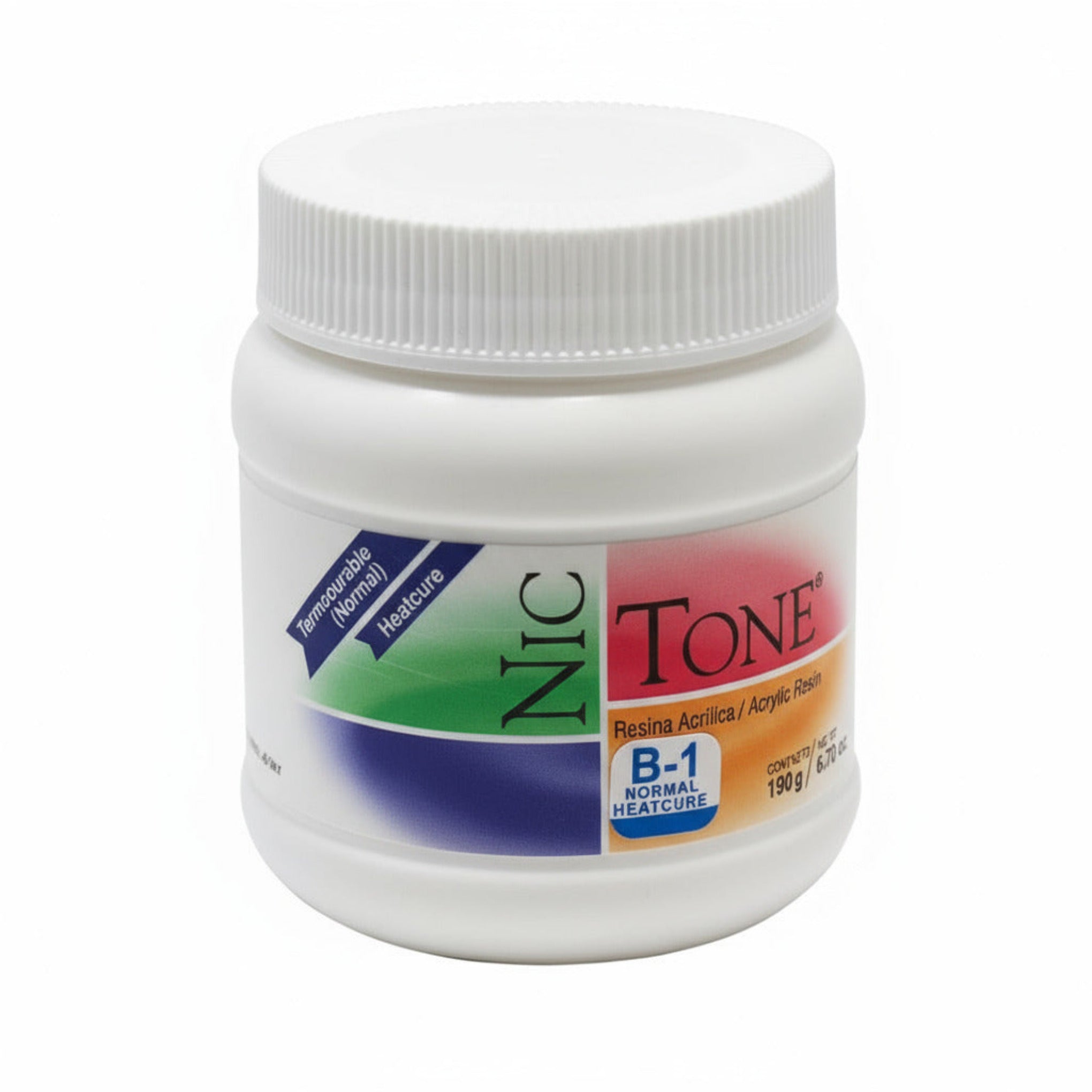 Acrilico termocurable normal nictone 190gr