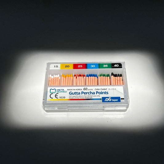 Gutapercha metabiomedic e&q plus .06 15-40