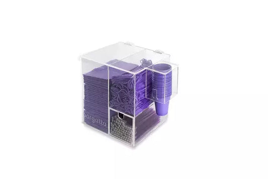 Organizador, dispensador set de producción