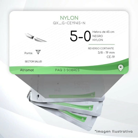 Suturas nylon 5.0