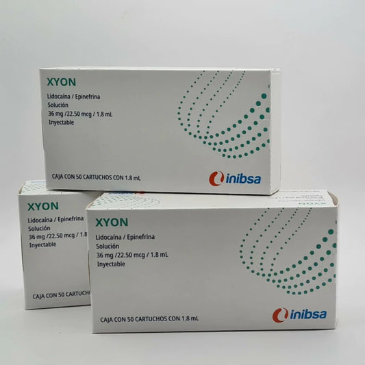 Xyon lidocaina vidrio