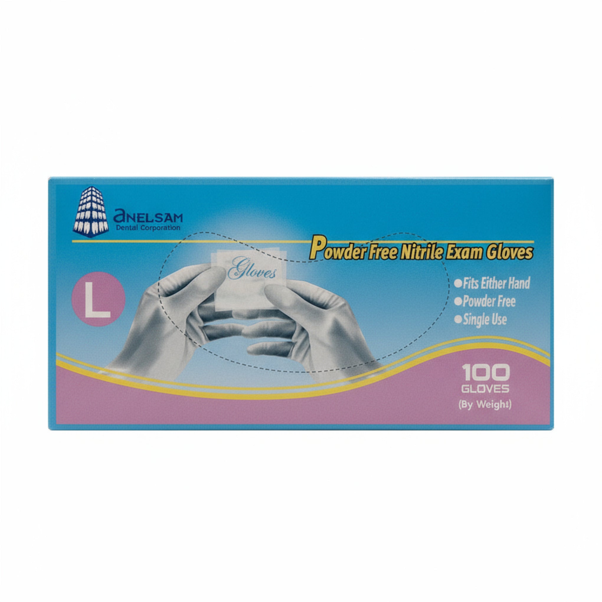 Guantes de nitrilo rosa anelsam
