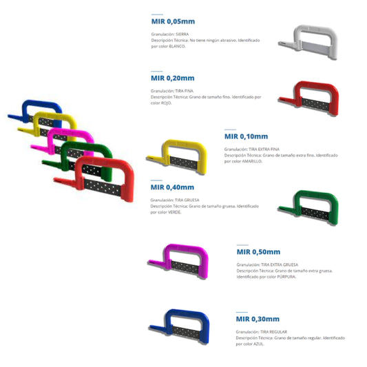 Arco stripping tira diferentes medidas