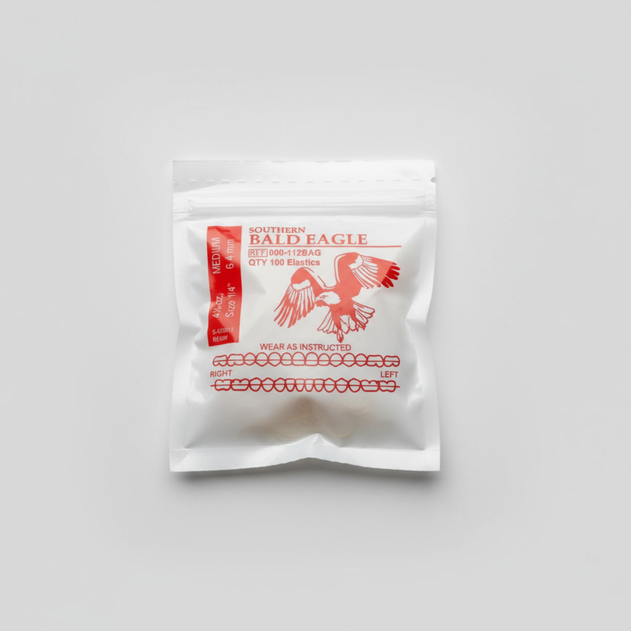 Ligas intraorales 4.5oz 1/4 aguila AO