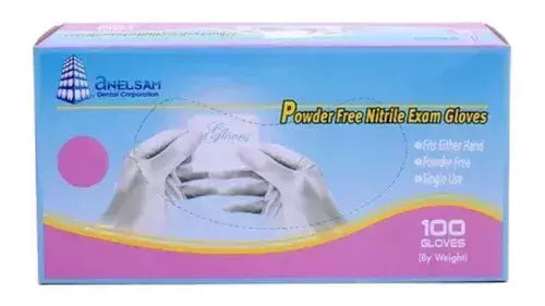 Guantes rosas de nitrilo