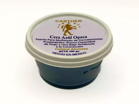 Cera para modelar azul opaca