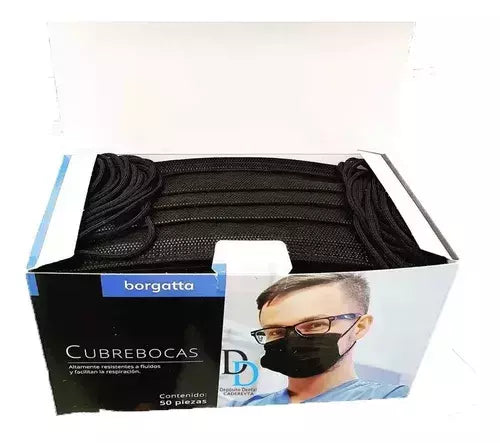 Cubrebocas nivel IV color negro