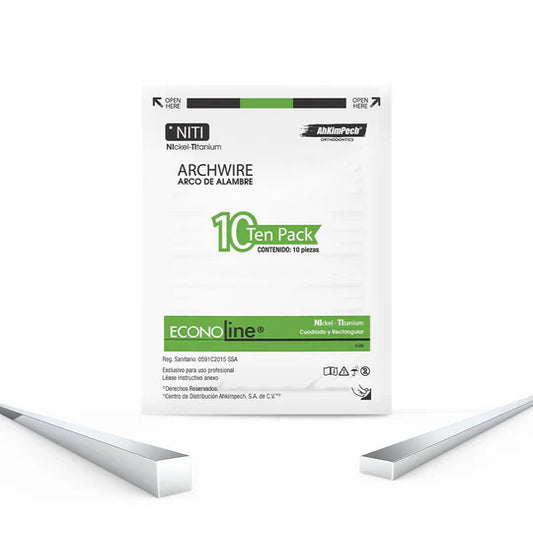 Arco niti econoline cuadrado