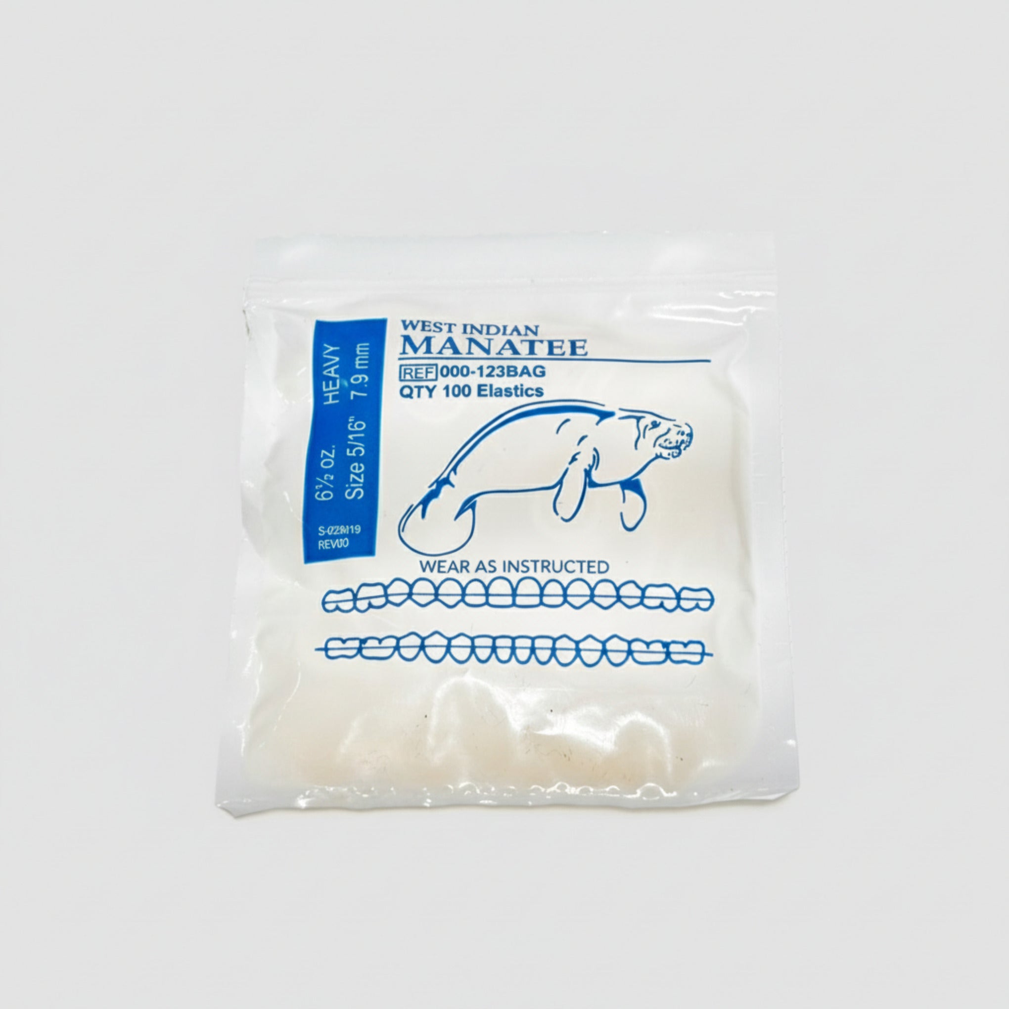 Ligas intraorales 6.5oz 5/16 manatee AO