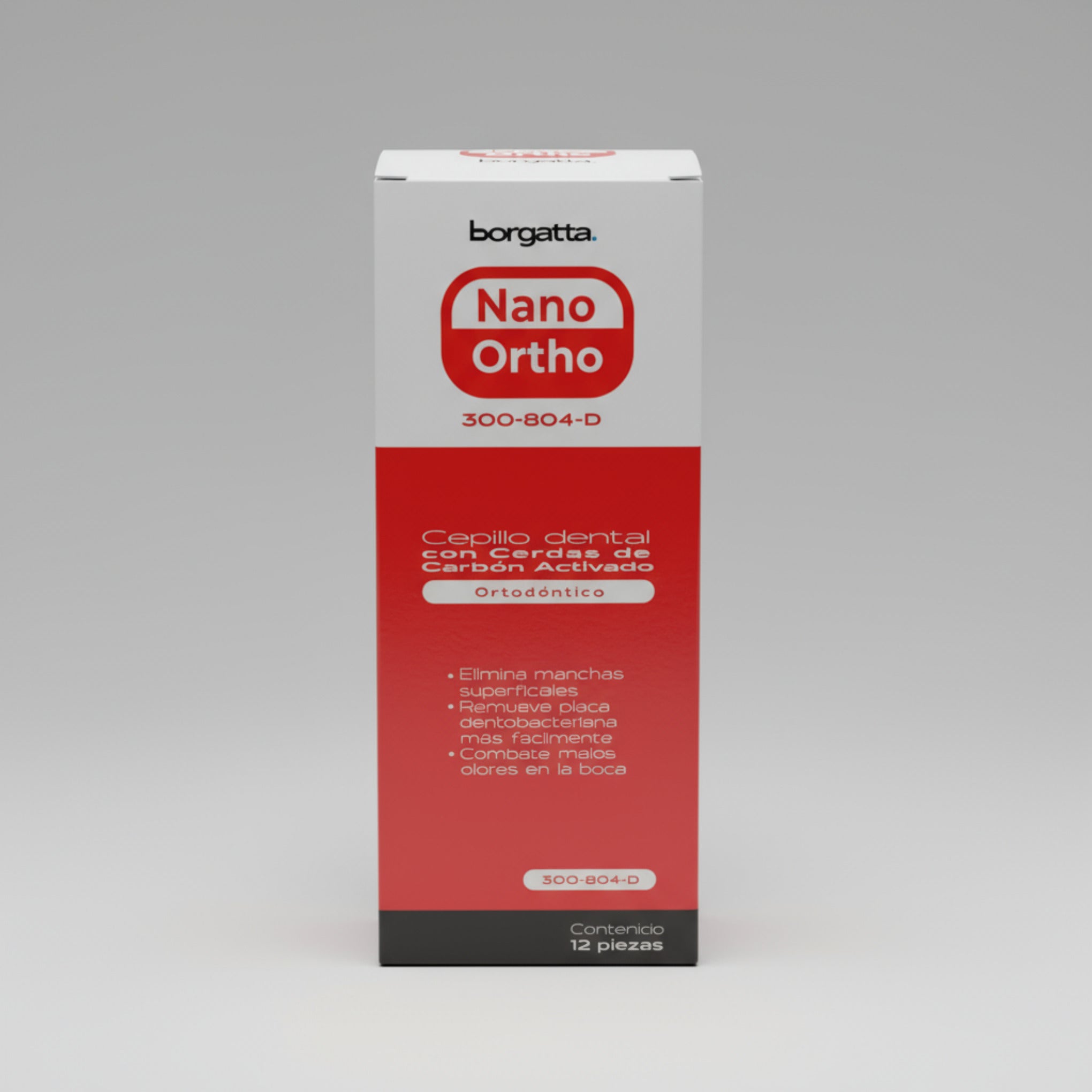 Cepillo dental ortodontico nano orto caja c 12