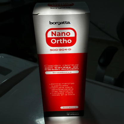 Cepillo dental ortodontico nano orto caja c 12