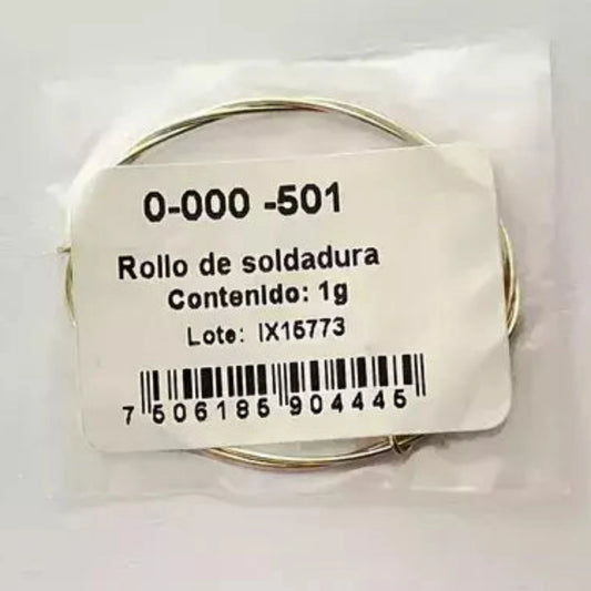 Rollo de soldadura c/1g