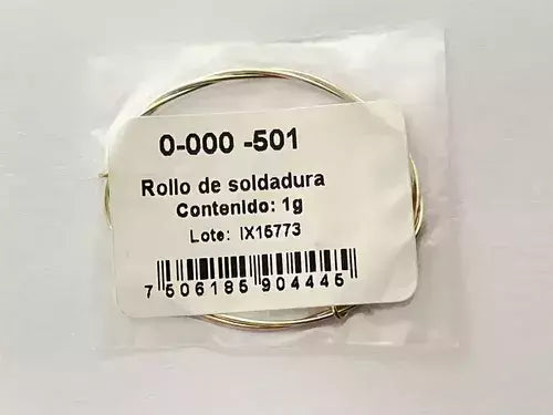 Rollo de soldadura c/1g