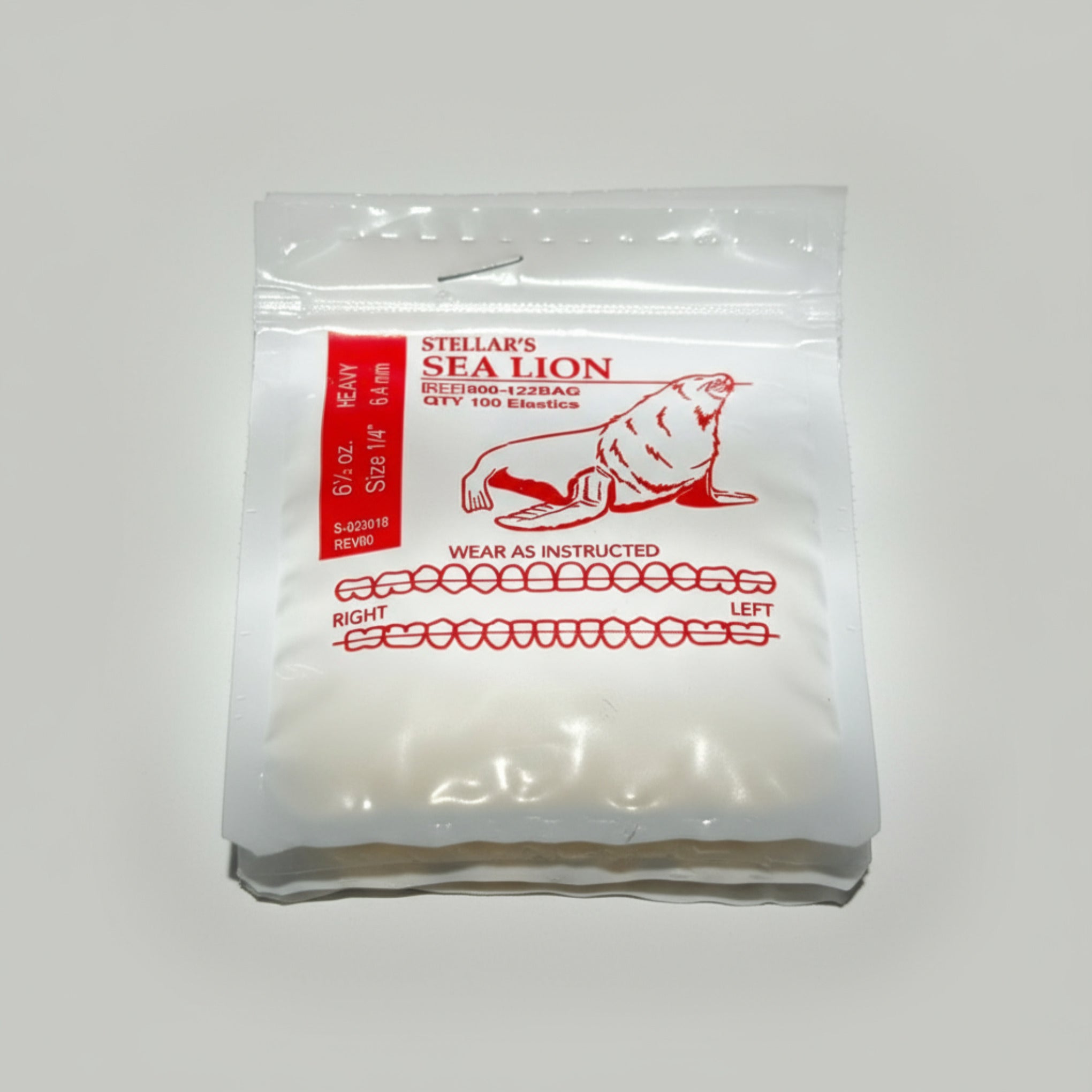 Ligas intraorales 6.5oz 1/4 leon