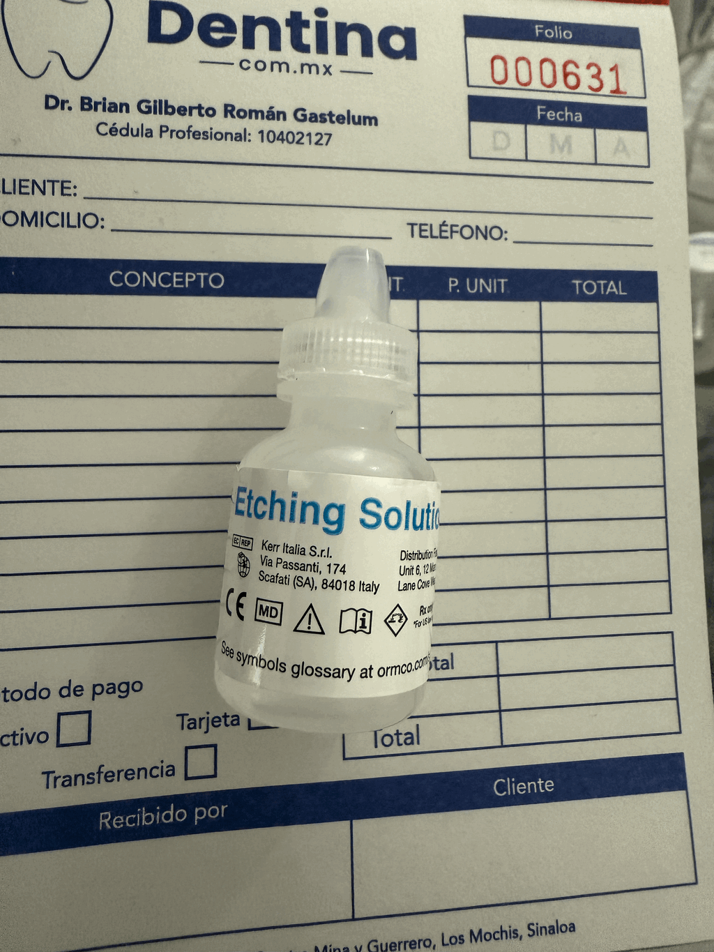Enlight adhesivo y acido grabador ormco ortodoncia