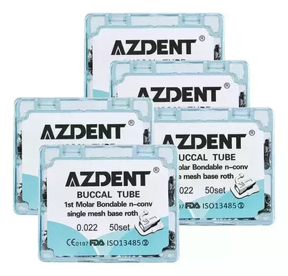 Tubo bucal azdent 1 molar mesh