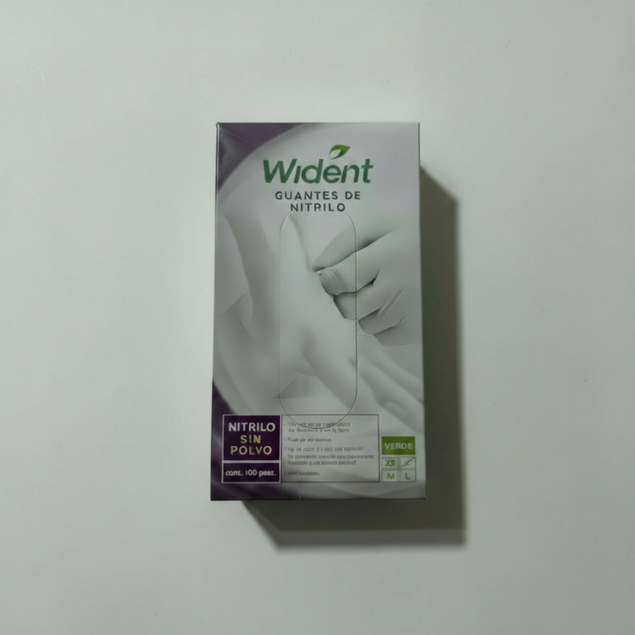 Guantes de nitrilo verde wident